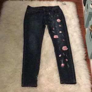 Embellished jeans